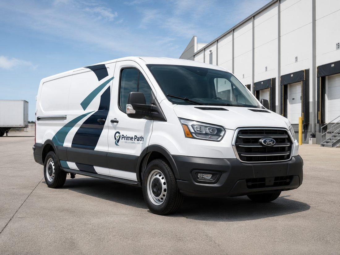 Prime Path Solutions branded mobile collection van